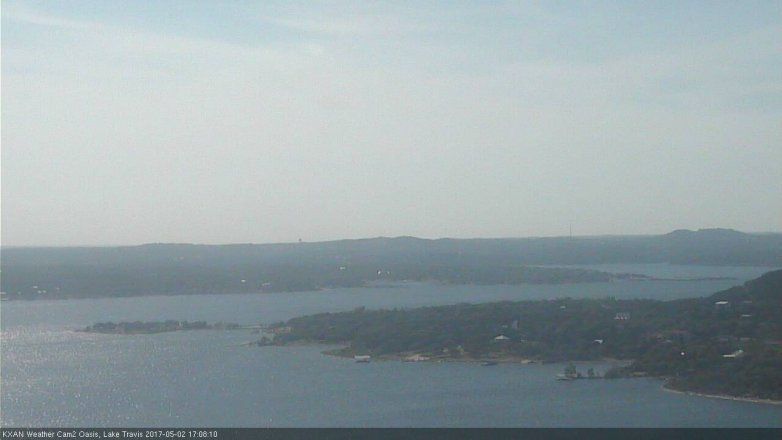 Lake Travis webcam, May 2, 2017 4:15 PM CT