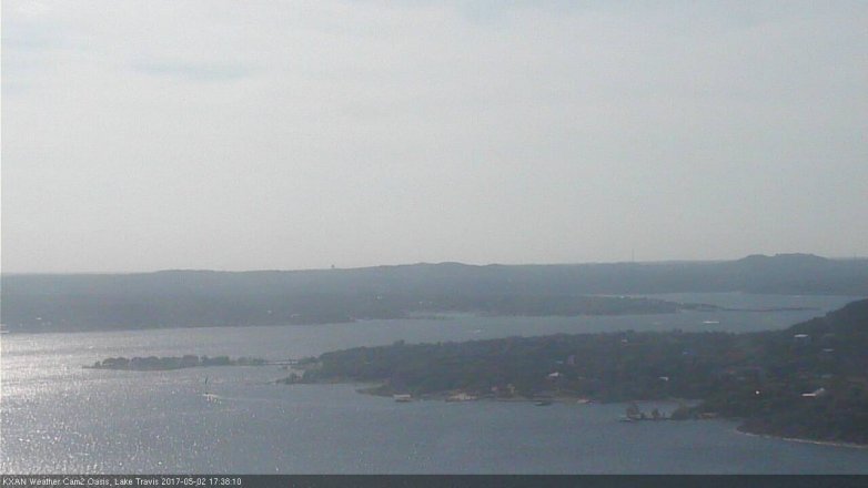 Lake Travis webcam, May 2, 2017 4:45 PM CT