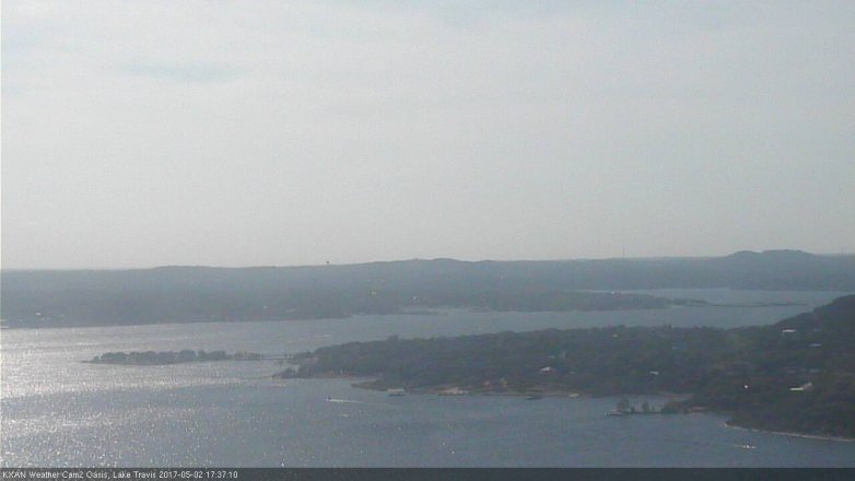 Lake Travis webcam, May 2, 2017 5:10 PM CT