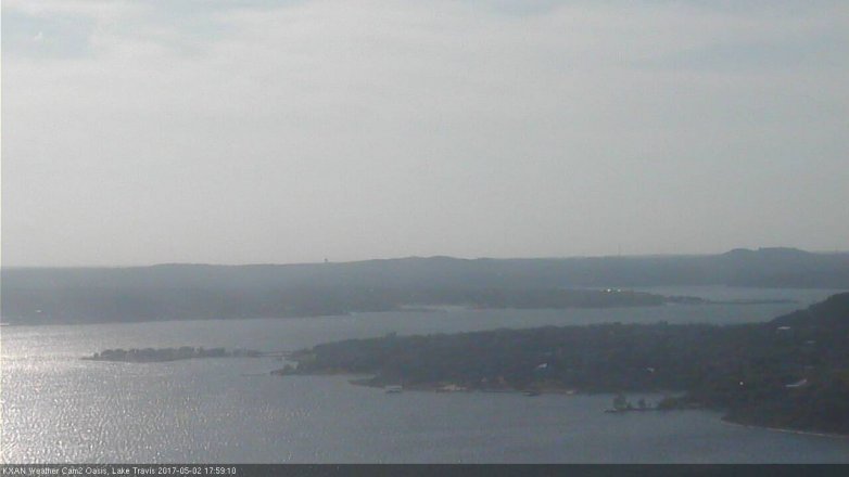 Lake Travis webcam, May 2, 2017 5:20 PM CT