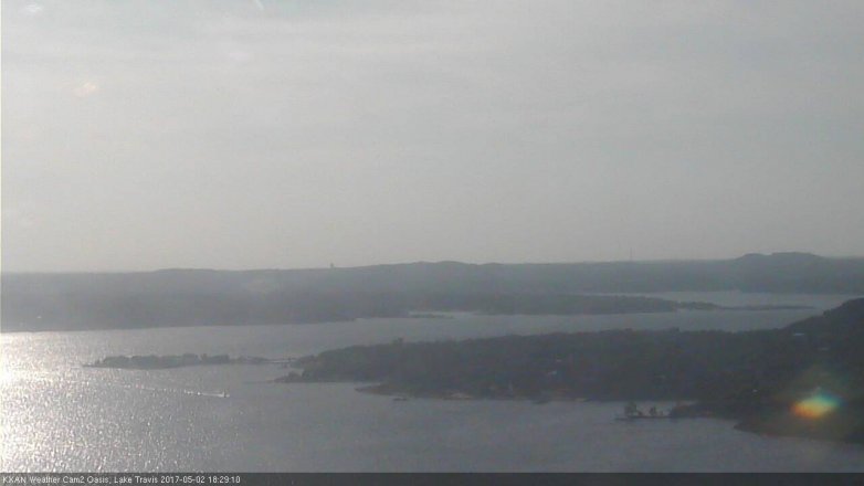 Lake Travis webcam, May 2, 2017 5:40 PM CT