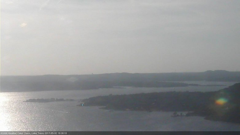 Lake Travis webcam, May 2, 2017 6:05 PM CT