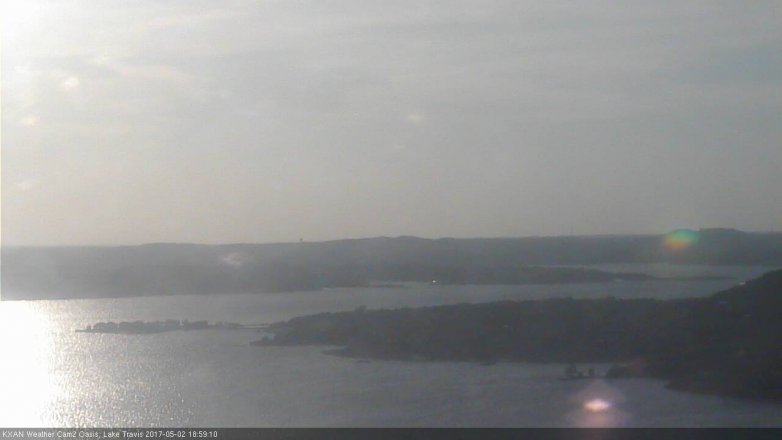 Lake Travis webcam, May 2, 2017 6:20 PM CT
