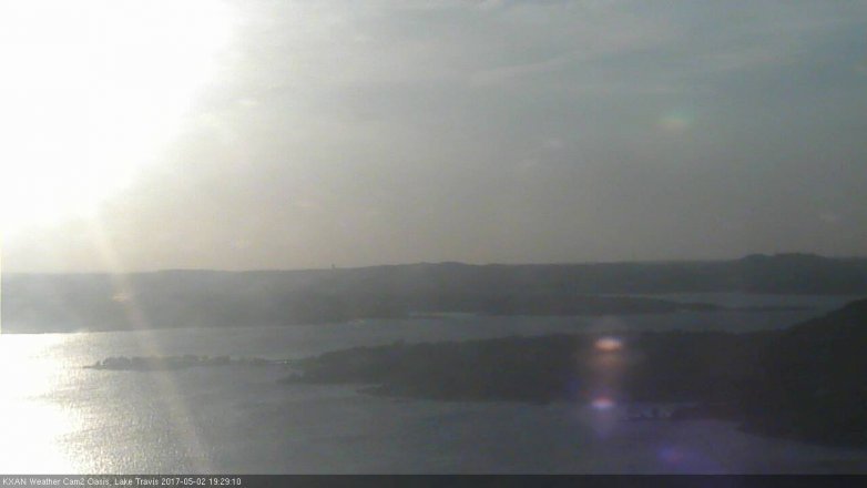 Lake Travis webcam, May 2, 2017 7:00 PM CT