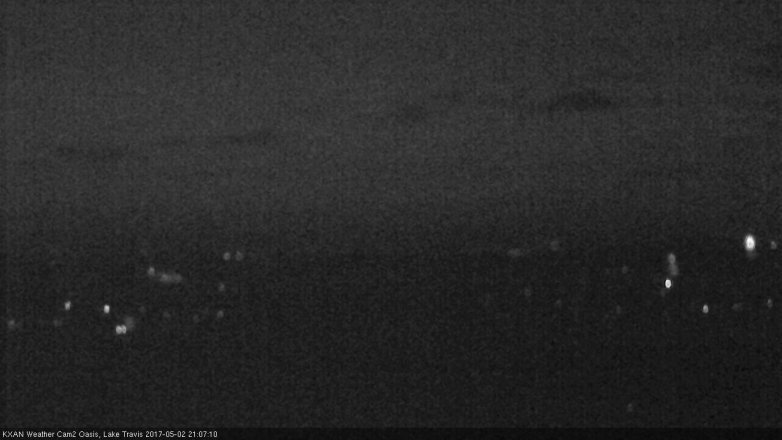 Lake Travis webcam, May 2, 2017 8:35 PM CT