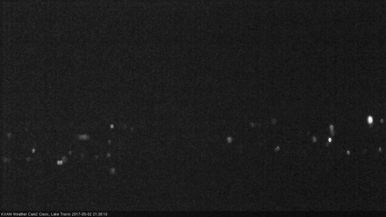 Lake Travis webcam, May 2, 2017 9:00 PM CT