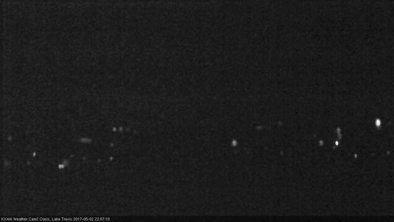 Lake Travis webcam, May 2, 2017 9:20 PM CT