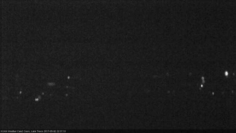 Lake Travis webcam, May 2, 2017 10:10 PM CT