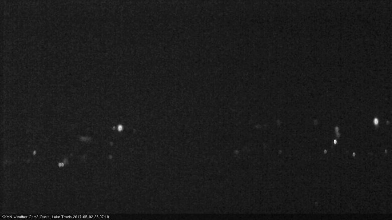 Lake Travis webcam, May 2, 2017 10:25 PM CT