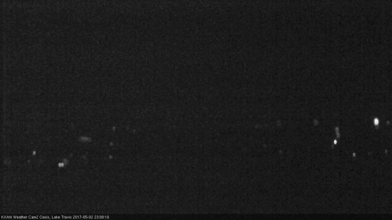 Lake Travis webcam, May 2, 2017 10:30 PM CT