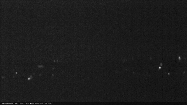 Lake Travis webcam, May 2, 2017 11:05 PM CT