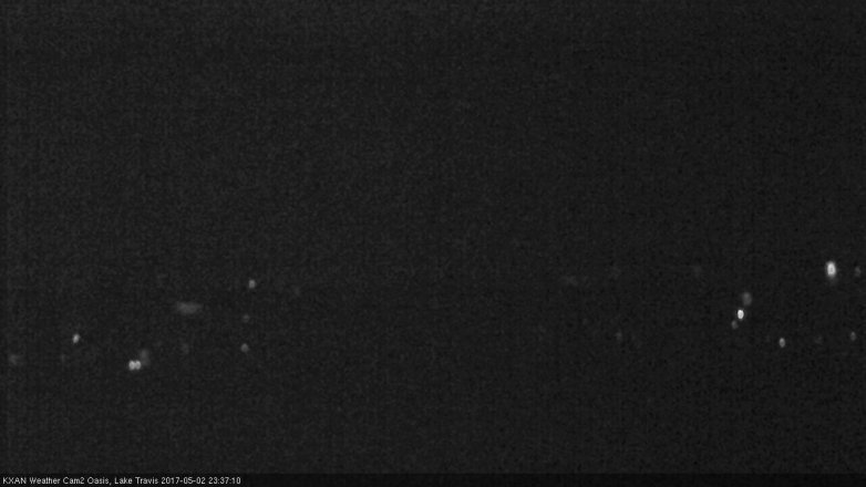 Lake Travis webcam, May 2, 2017 11:10 PM CT