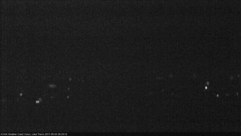 Lake Travis webcam, May 2, 2017 11:40 PM CT