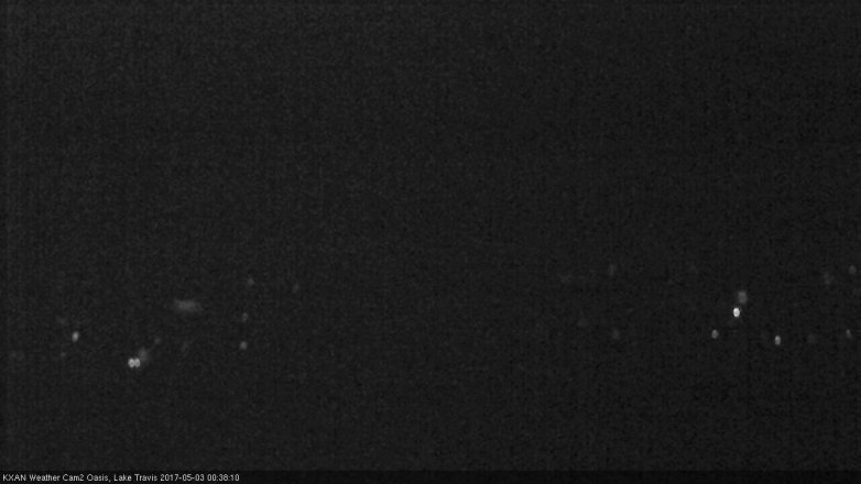 Lake Travis webcam, May 2, 2017 11:45 PM CT