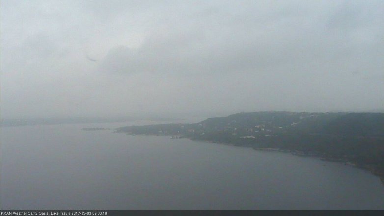 Lake Travis webcam, May 3, 2017 9:05 AM CT