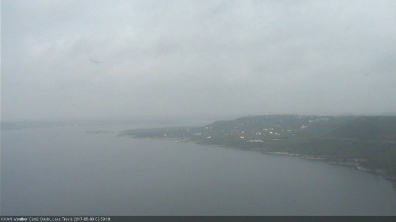 Lake Travis webcam, May 3, 2017 9:10 AM CT