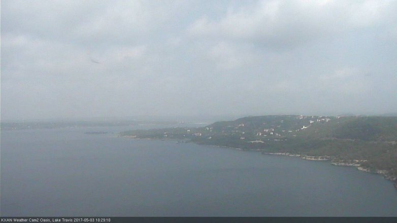 Lake Travis webcam, May 3, 2017 9:45 AM CT