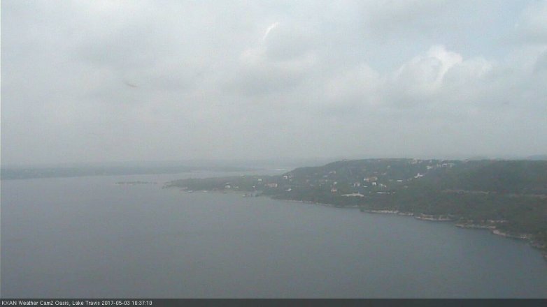 Lake Travis webcam, May 3, 2017 9:50 AM CT
