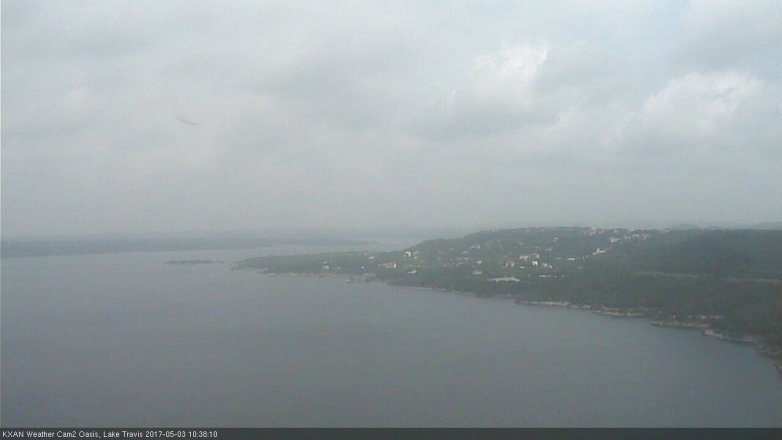 Lake Travis webcam, May 3, 2017 10:00 AM CT