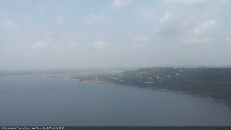 Lake Travis webcam, May 3, 2017 10:20 AM CT