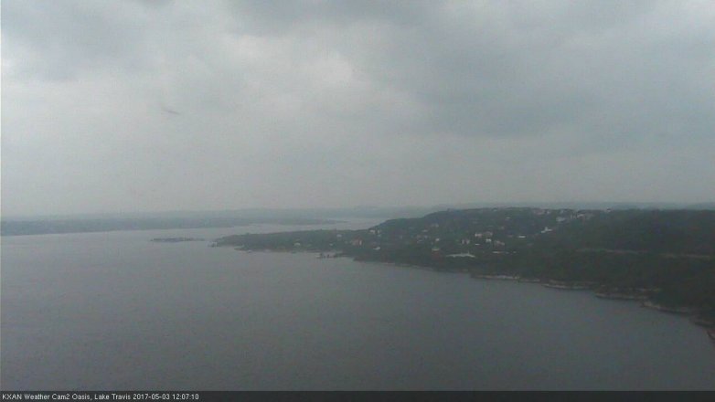 Lake Travis webcam, May 3, 2017 11:25 AM CT