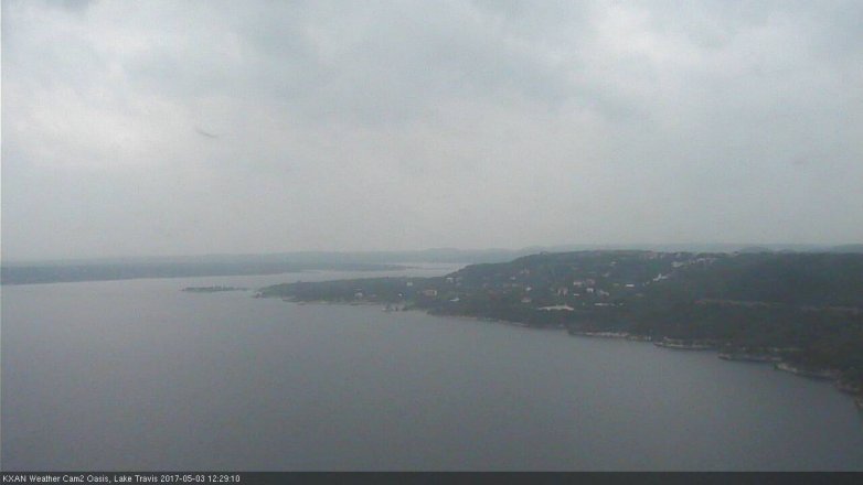 Lake Travis webcam, May 3, 2017 11:40 AM CT