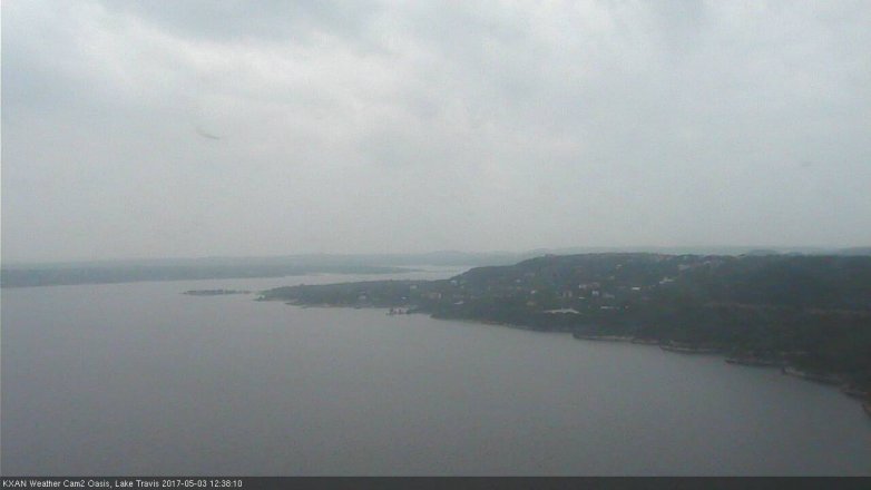 Lake Travis webcam, May 3, 2017 12:10 PM CT