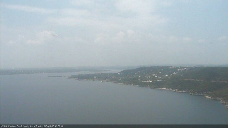 Lake Travis webcam, May 3, 2017 12:15 PM CT