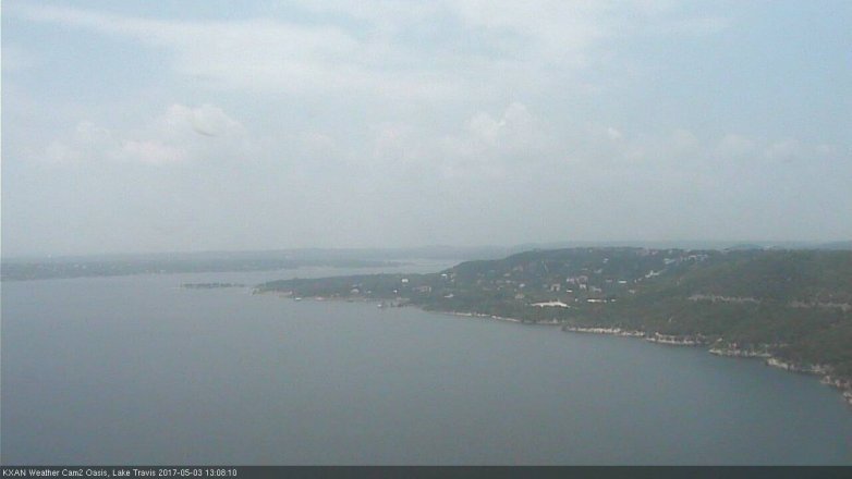 Lake Travis webcam, May 3, 2017 12:25 PM CT