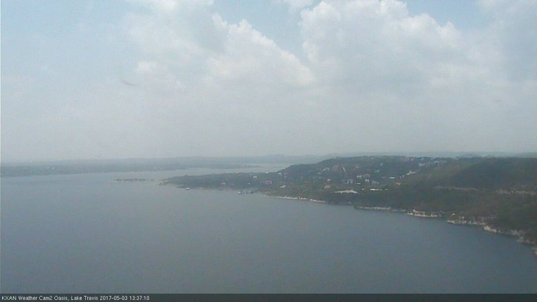 Lake Travis webcam, May 3, 2017 12:45 PM CT