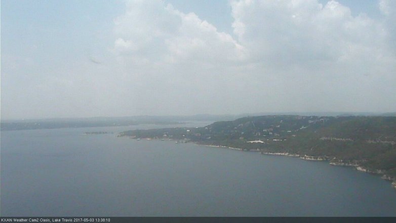Lake Travis webcam, May 3, 2017 1:05 PM CT