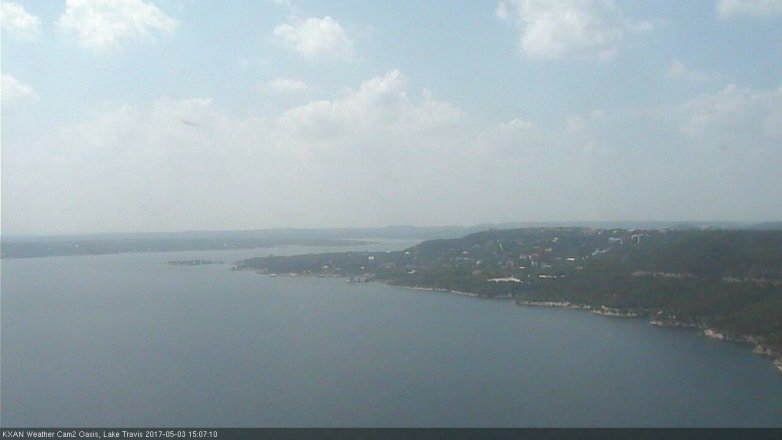 Lake Travis webcam, May 3, 2017 2:15 PM CT