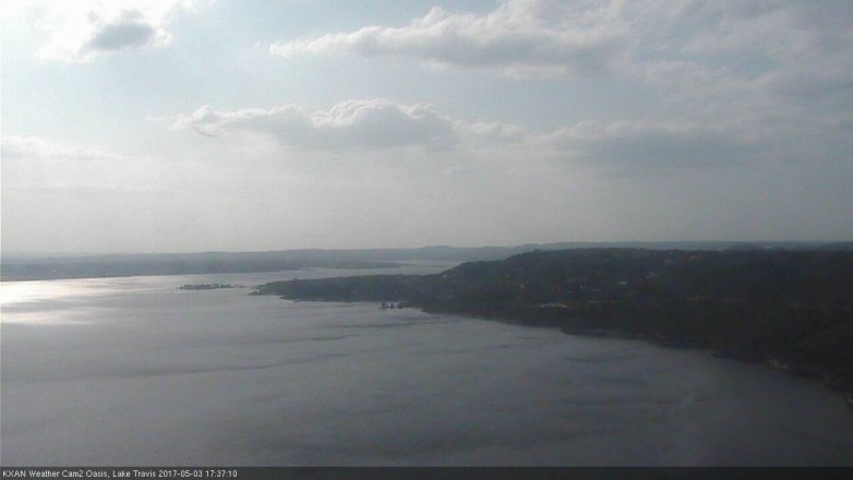 Lake Travis webcam, May 3, 2017 4:50 PM CT