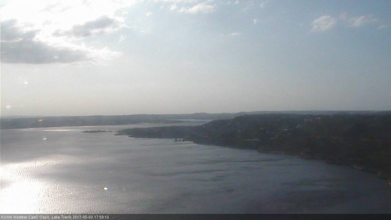 Lake Travis webcam, May 3, 2017 5:25 PM CT
