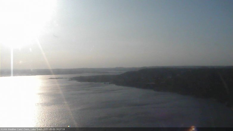 Lake Travis webcam, May 3, 2017 6:10 PM CT