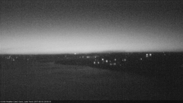 Lake Travis webcam, May 3, 2017 8:15 PM CT