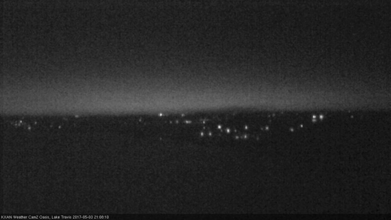 Lake Travis webcam, May 3, 2017 8:35 PM CT
