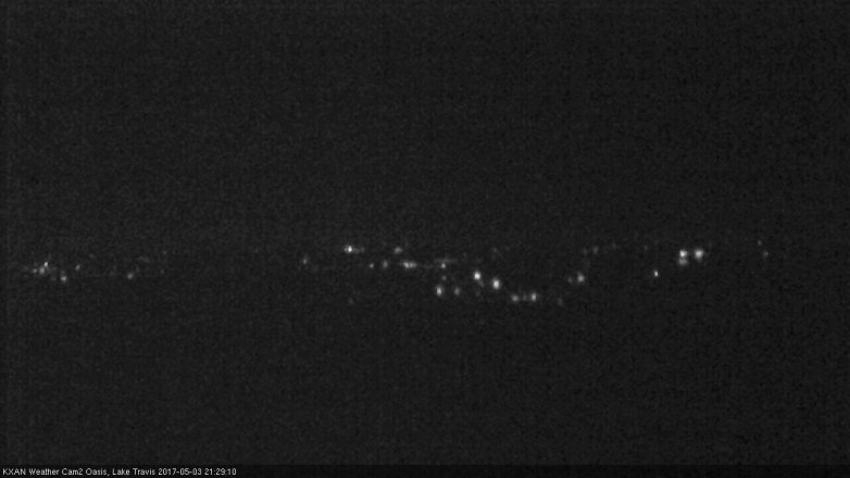Lake Travis webcam, May 3, 2017 8:40 PM CT