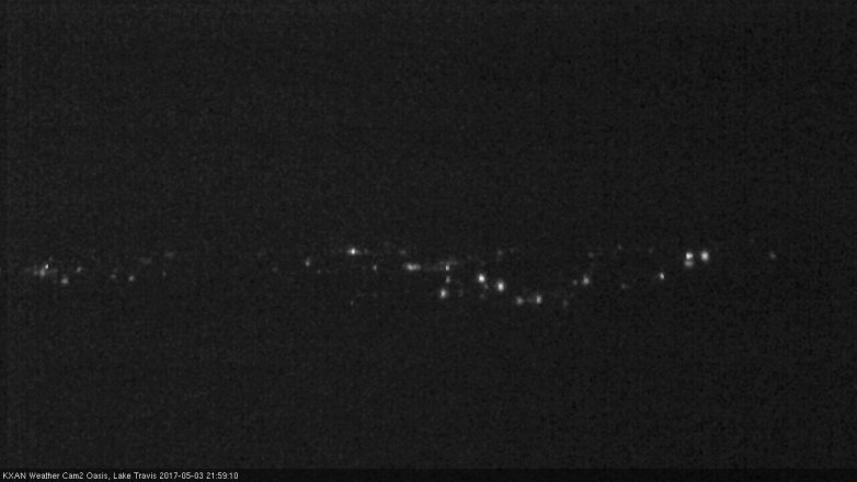 Lake Travis webcam, May 3, 2017 9:25 PM CT