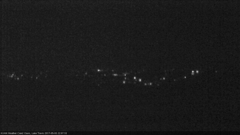 Lake Travis webcam, May 3, 2017 9:35 PM CT