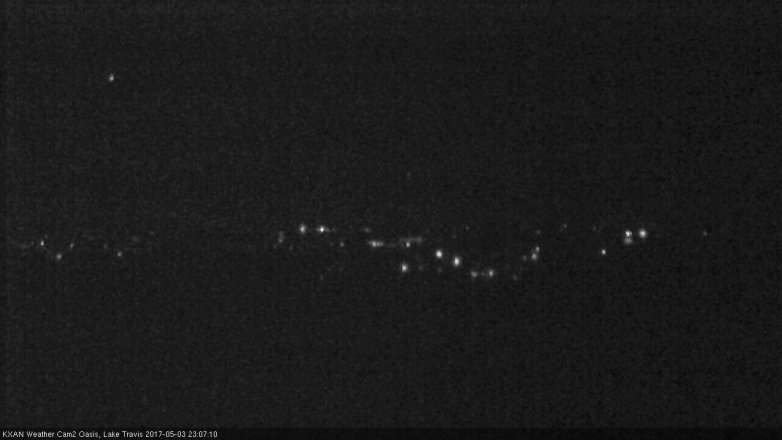 Lake Travis webcam, May 3, 2017 10:20 PM CT