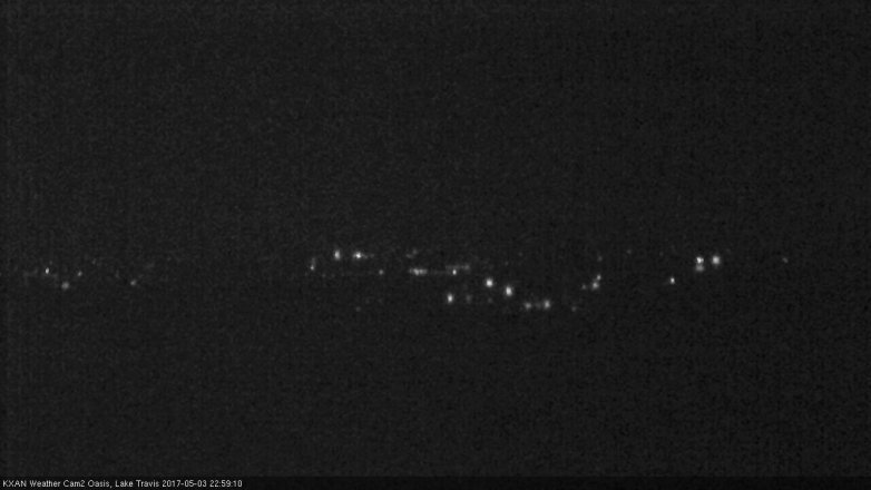 Lake Travis webcam, May 3, 2017 10:25 PM CT