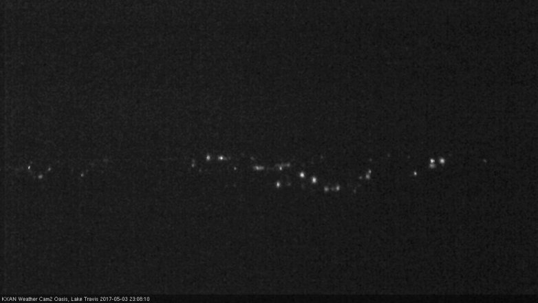 Lake Travis webcam, May 3, 2017 10:35 PM CT