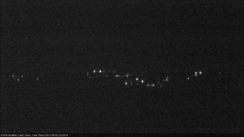 Lake Travis webcam, May 3, 2017 10:40 PM CT