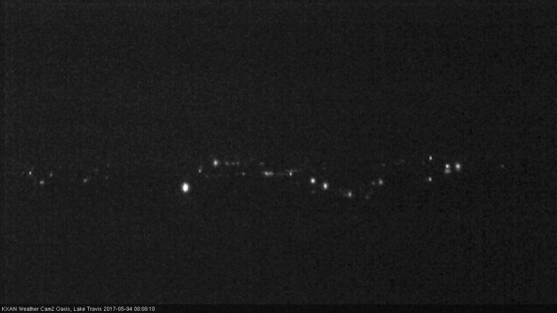 Lake Travis webcam, May 3, 2017 11:15 PM CT