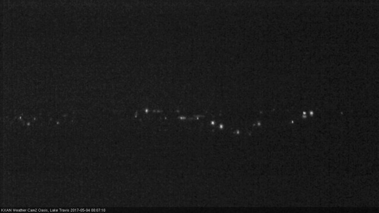 Lake Travis webcam, May 3, 2017 11:25 PM CT