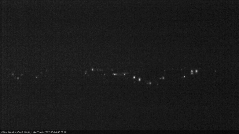 Lake Travis webcam, May 3, 2017 11:55 PM CT