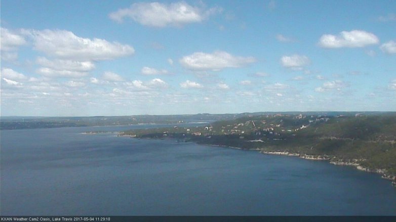 Lake Travis webcam, May 4, 2017 10:45 AM CT