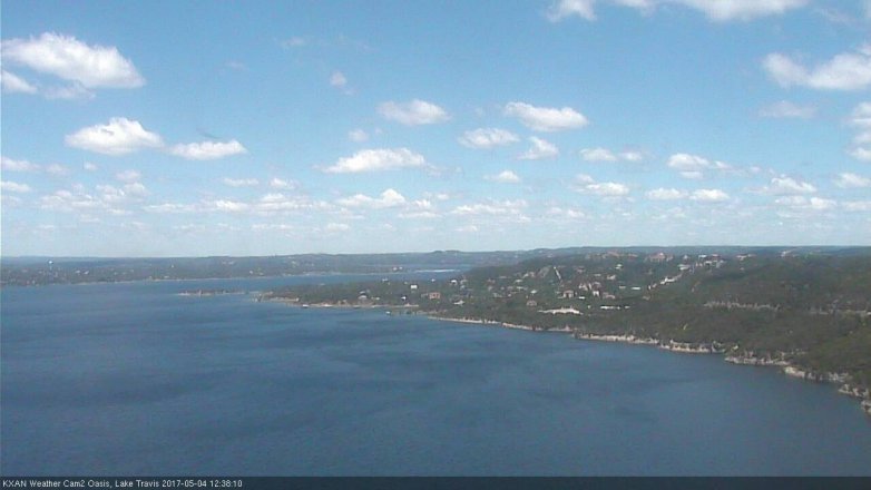 Lake Travis webcam, May 4, 2017 11:55 AM CT