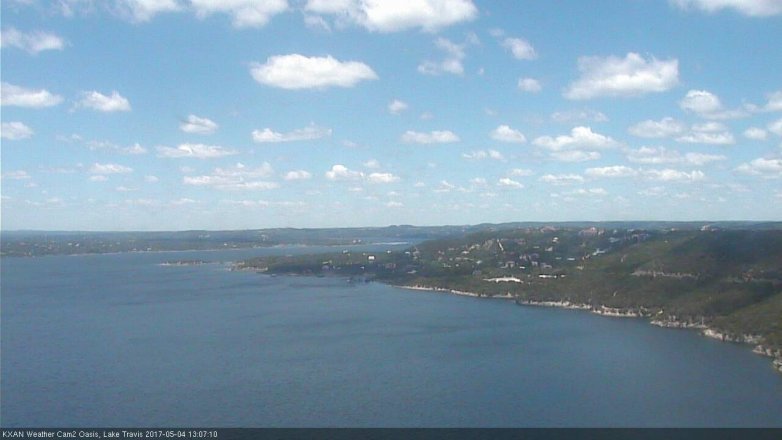 Lake Travis webcam, May 4, 2017 12:15 PM CT